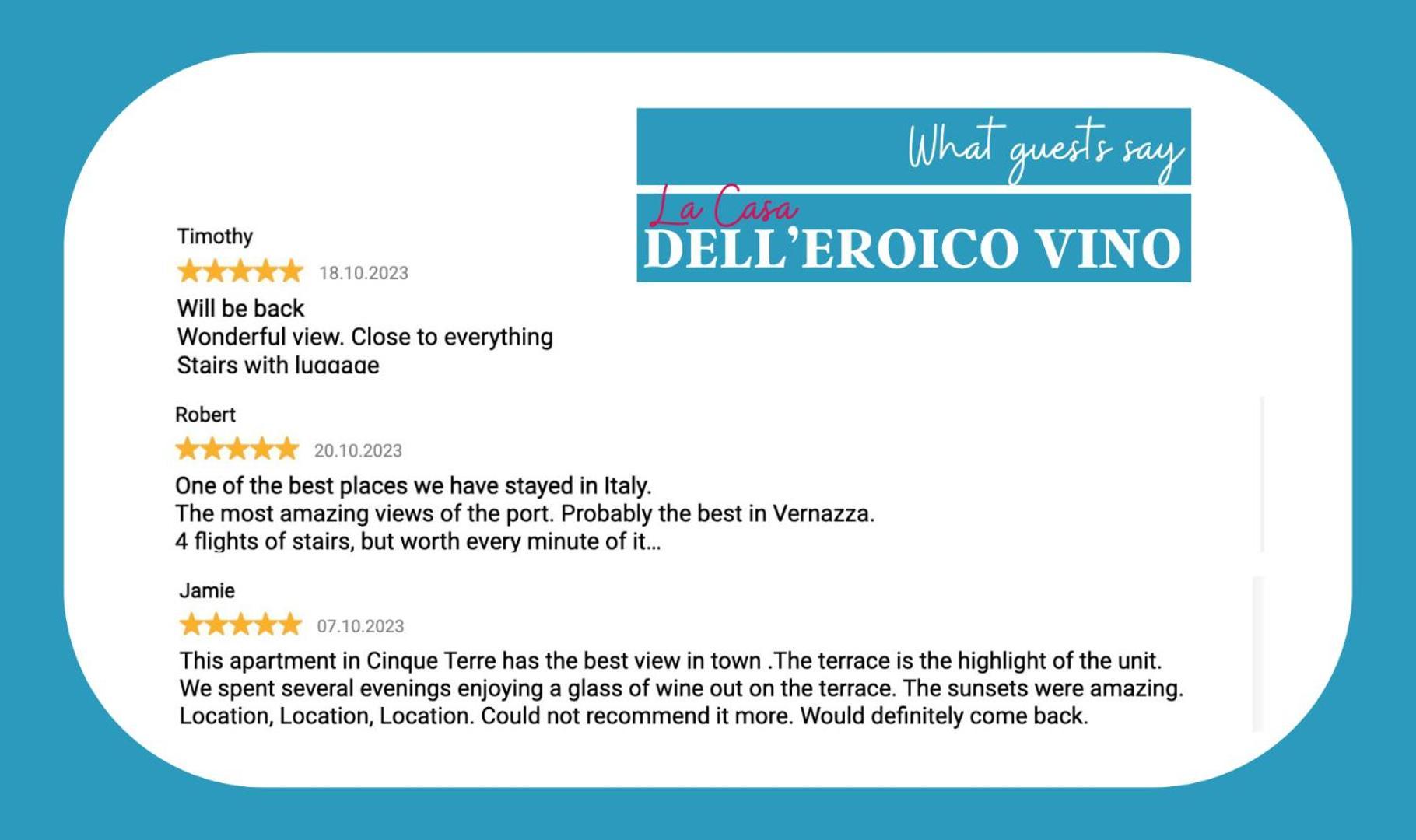 La Casa Di Eroico Vino Aparthotel Vernazza Luaran gambar